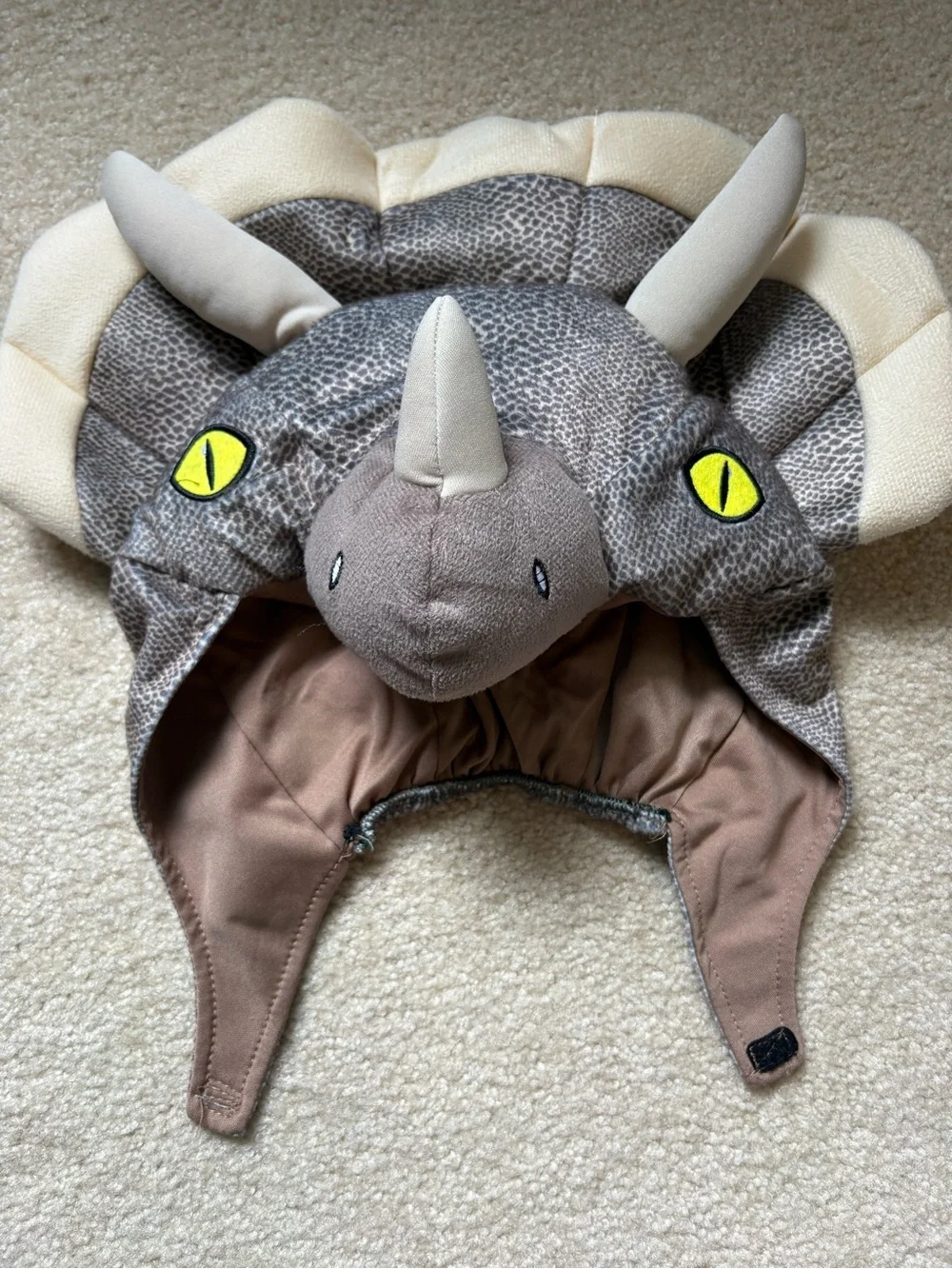 Spirit of Halloween Triceratops Dinosaur Costume in 3T/4T with Roar Sound Box